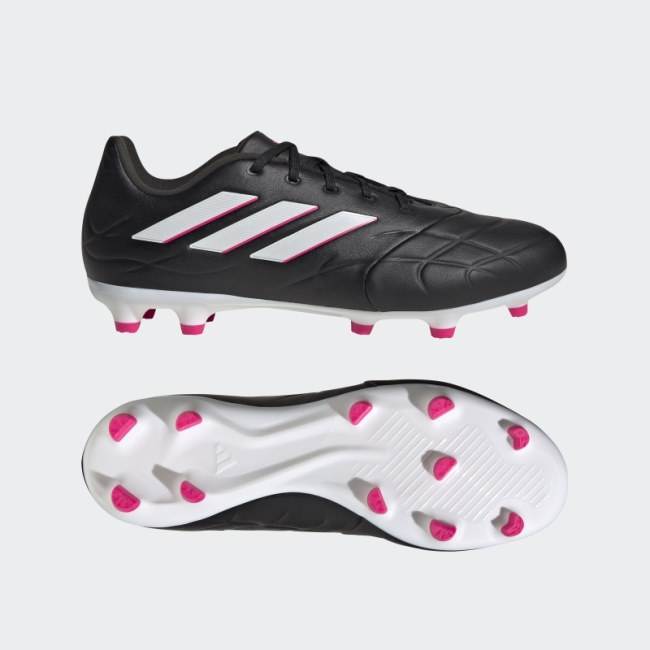 Black Adidas Copa Pure.3 Firm Ground Boots