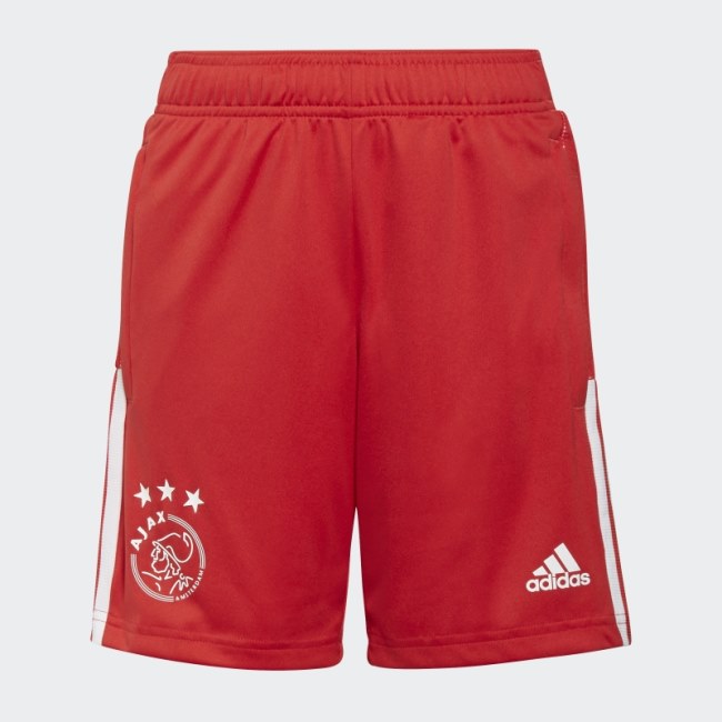 Adidas Red Ajax Amsterdam Tiro Training Shorts