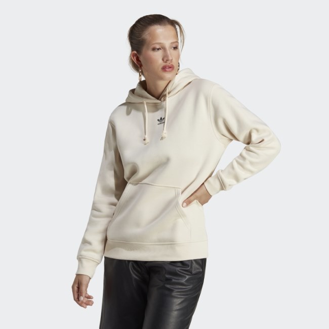 White Adicolor Essentials Fleece Hoodie Adidas