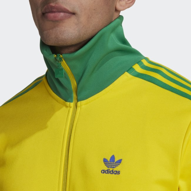 Adidas Yellow Beckenbauer Track Jacket