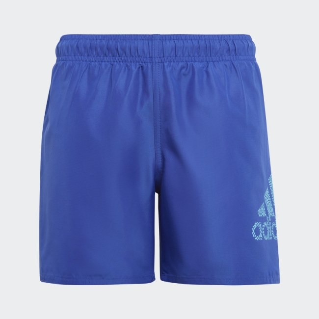 Blue Logo CLX Swim Shorts Adidas