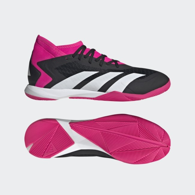 Pink Adidas Predator Accuracy.3 Indoor Boots