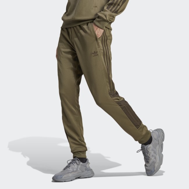 Olive Adidas Rekive Tracksuit Bottom Fashion