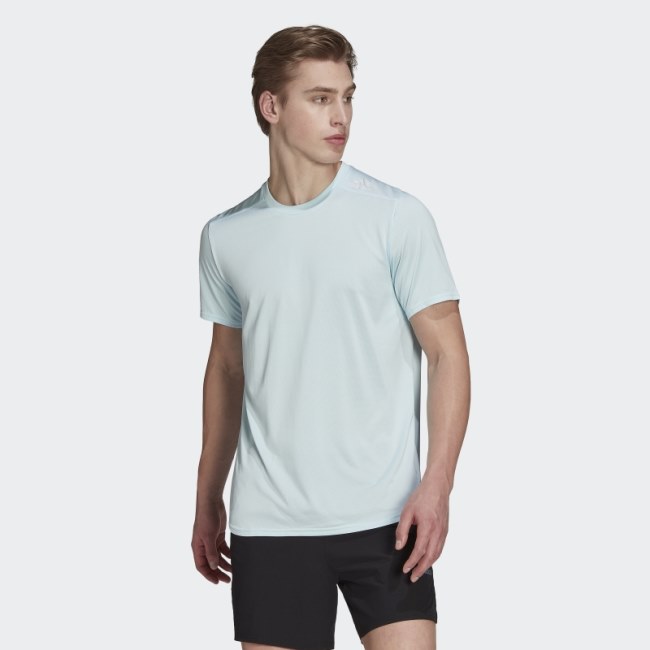 Blue Adidas Designed 4 Running T-Shirt