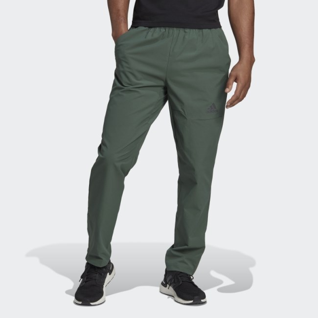 Essentials Hero to Halo Woven Pants Green Oxide Adidas