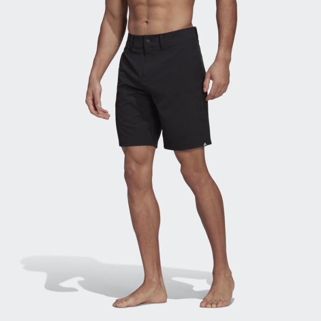 Adidas Classic Length Packable Swim Shorts Black