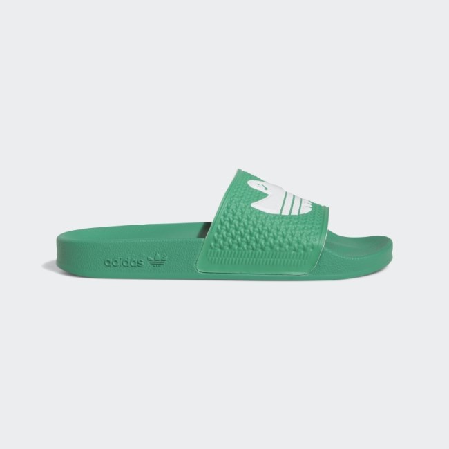 Court Green Adidas Shmoofoil Slides