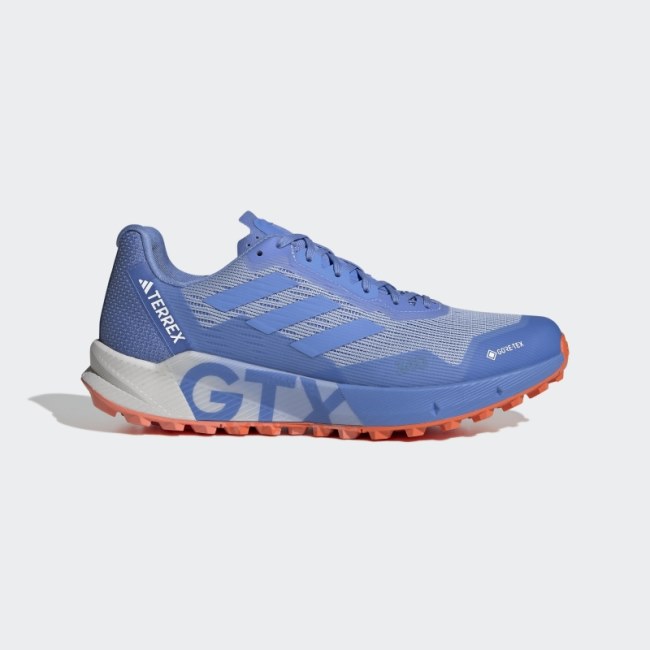 Blue Dawn Terrex Agravic Flow GORE-TEX Trail Running Shoes 2.0 Adidas