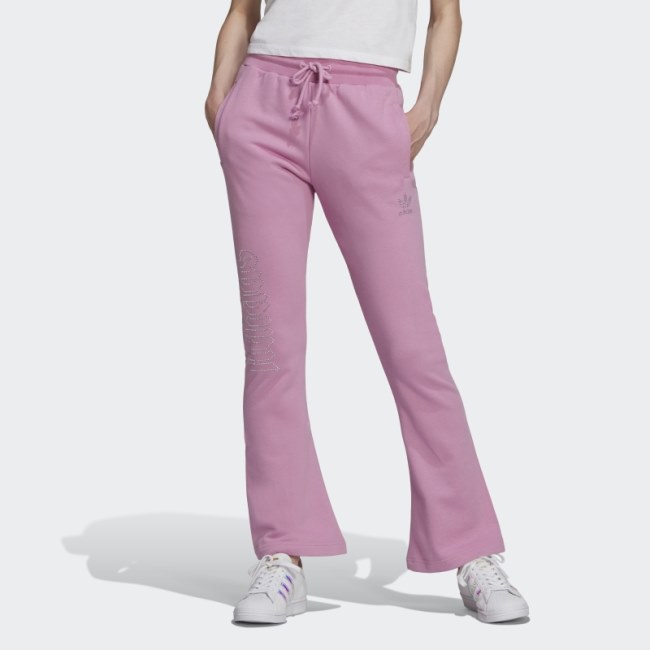 Adidas 2000 Luxe Open Hem Track Pants Orchid Fashion