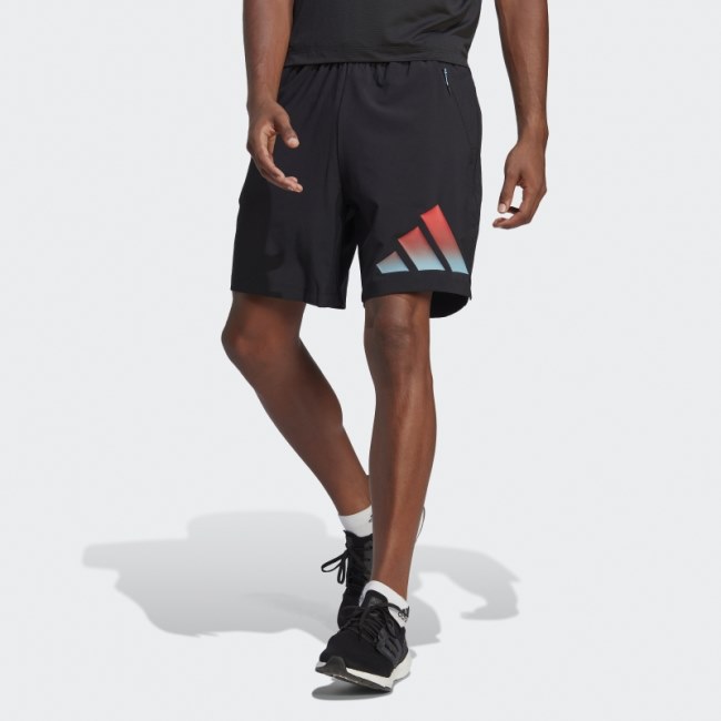 Black Adidas Train Icons 3-Stripes Training Shorts