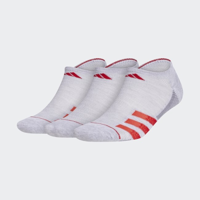 Superlite Stripe No-Show Socks 3 Pairs Adidas Multicolor