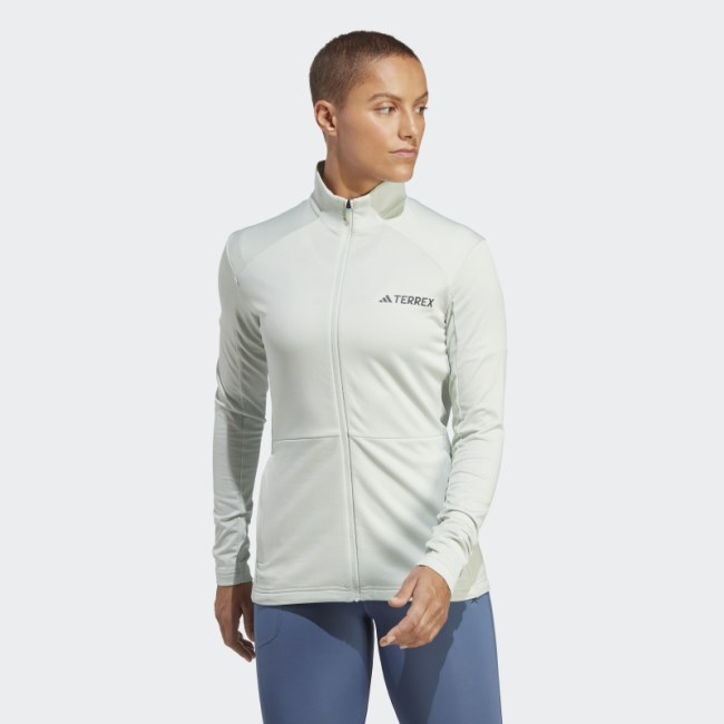 Green Terrex Multi Full-Zip Fleece Jacket Adidas