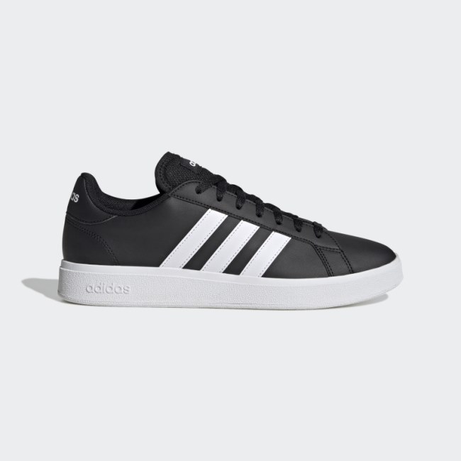 Adidas Black Grand Court TD Lifestyle Court Casual Shoes