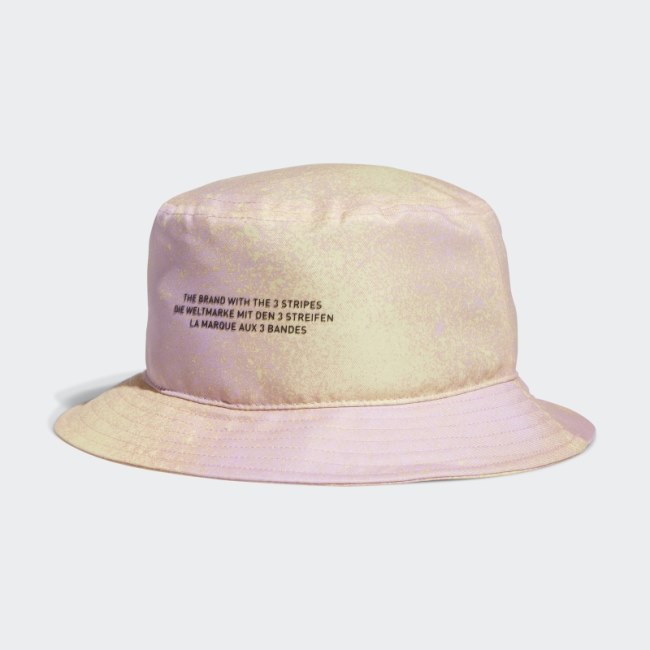 Lilac Spray Print Bucket Hat Adidas