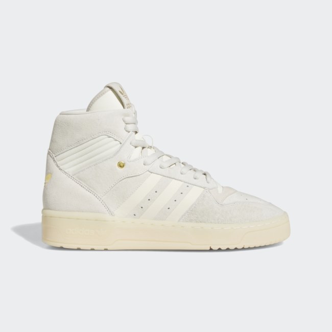 Adidas White Rivalry High Shoes