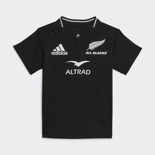 All Blacks Rugby Replica Home Baby Kit Adidas Black