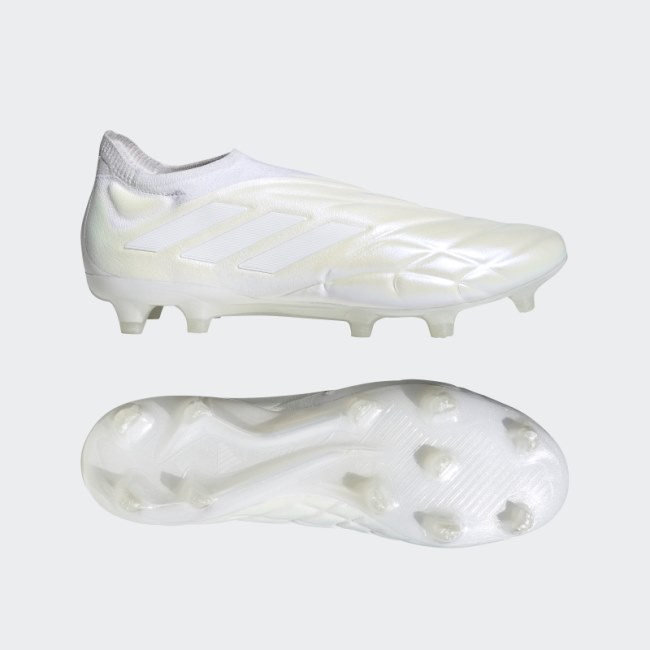 Copa Pure+ Firm Ground Soccer Cleats White Adidas