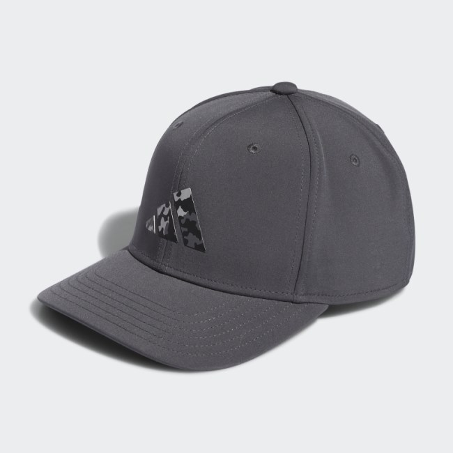 Adidas Logo Snapback Hat Grey