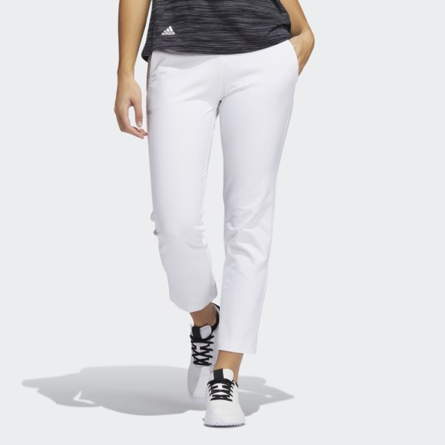 Adidas Pull-On Ankle Pants White