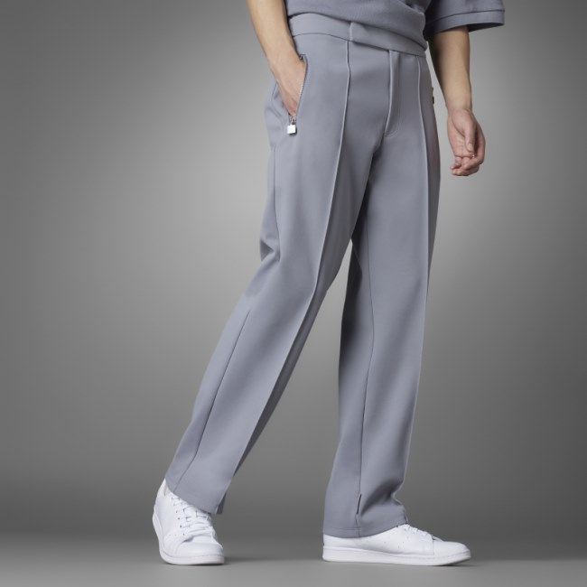 Adidas Grey Blue Version Tie-Break Track Pants