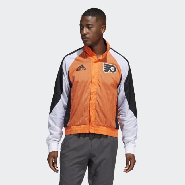 Flyers Reverse Retro Jacket Adidas Varsity Orange