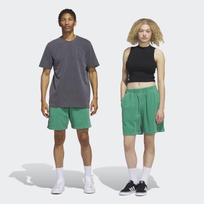 Adidas Court Green Featherweight Shmoofoil Shorts (Gender Free)