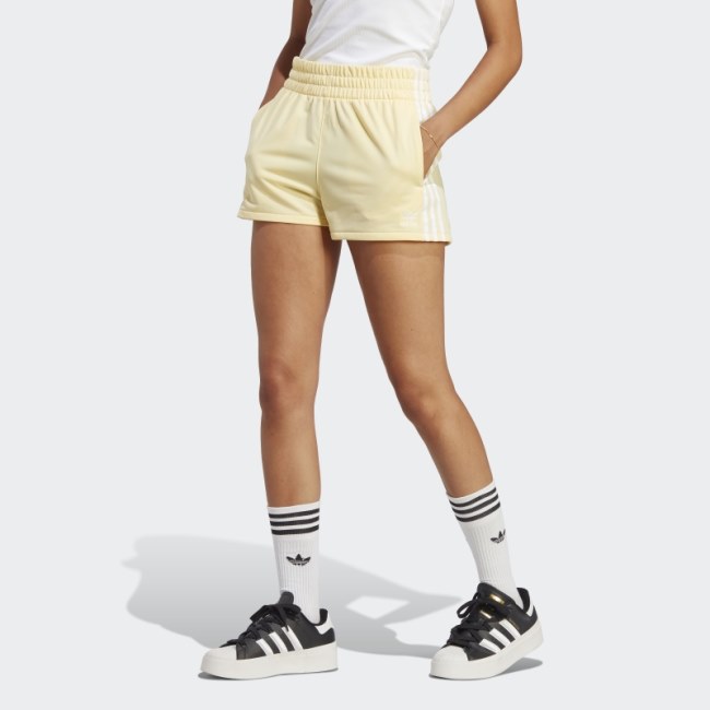 Yellow 3-Stripes Shorts Adidas