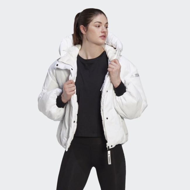 Adidas White TERREX MYSHELTER COLD.RDY Jacket