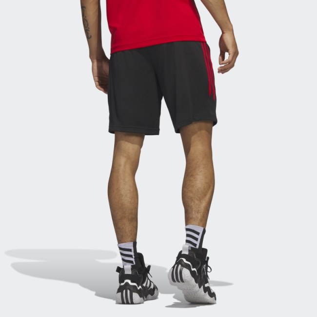 Legends 3-Stripes Basketball Shorts Black Adidas