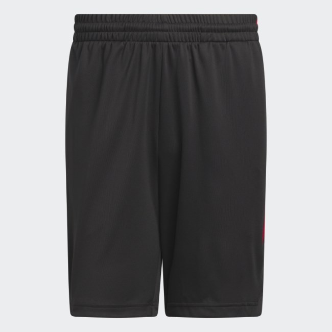 Legends 3-Stripes Basketball Shorts Black Adidas