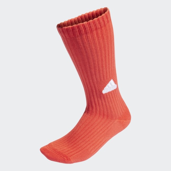 Slouchy Fit Socks Adidas Red