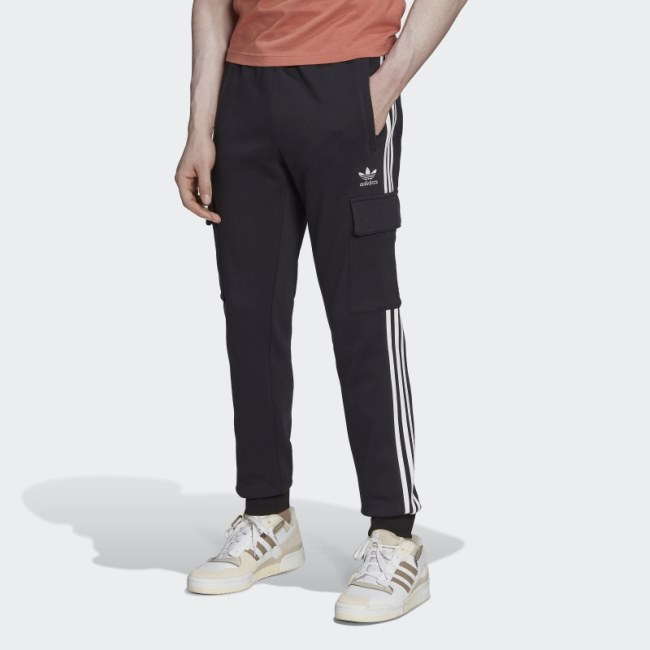 Black Adicolor 3-Stripes Cargo Slim Pants Adidas