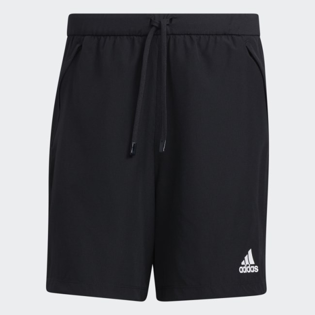 Black Adidas Aeromotion Woven Shorts