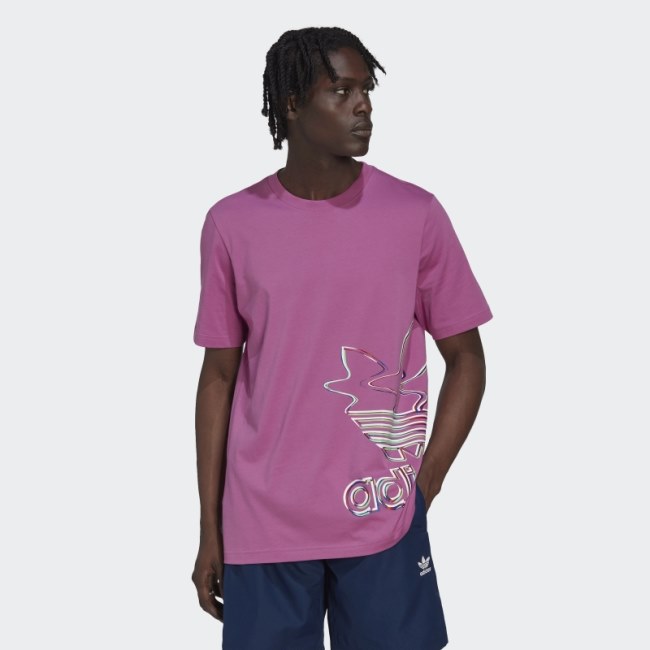 Hyperreal Short Sleeve T-Shirt Lilac Adidas