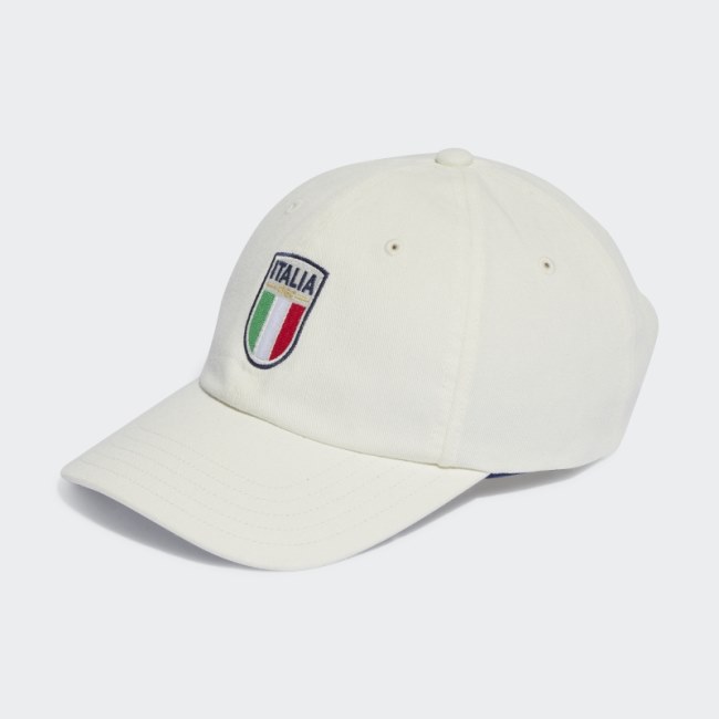 White Italy Hat Adidas