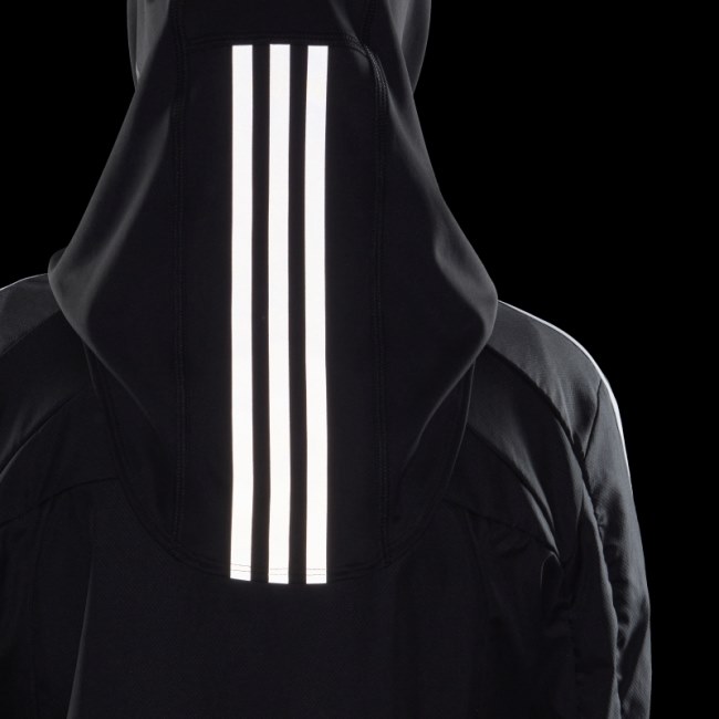Adidas Black Run Icons 3-Stripes Sport Hijab