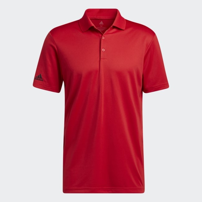 Performance Primegreen Polo Shirt Red Adidas