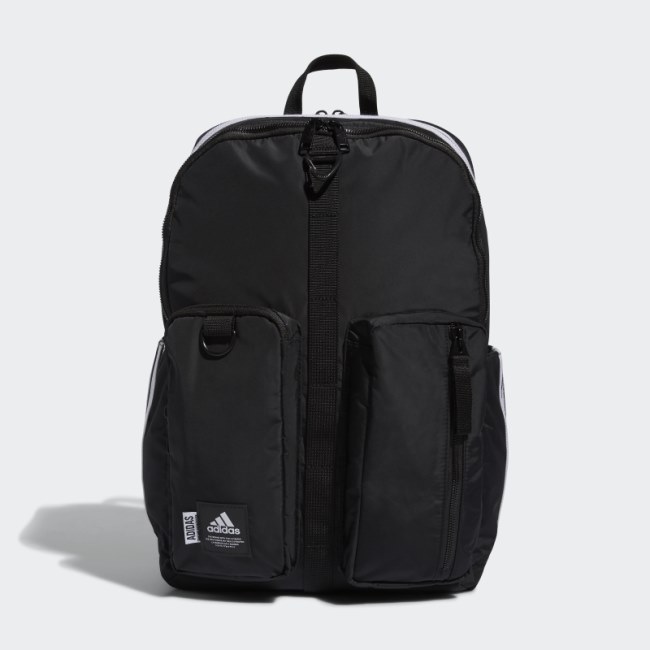 Adidas Iconic 3-Stripes Backpack Black