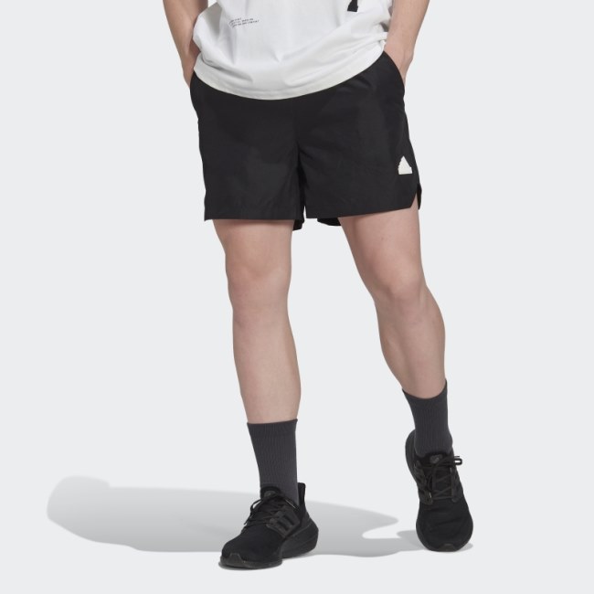 Tech Shorts Adidas Black
