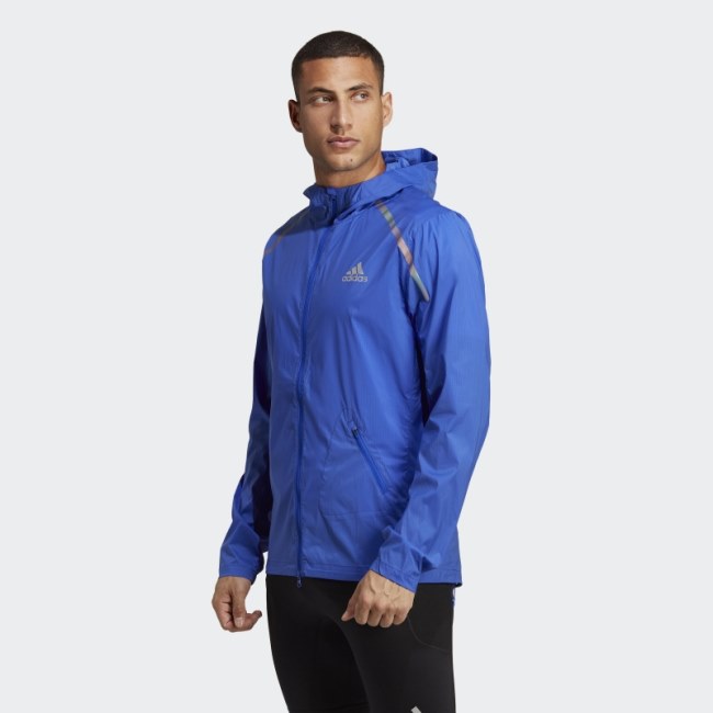 Marathon Jacket Blue Adidas