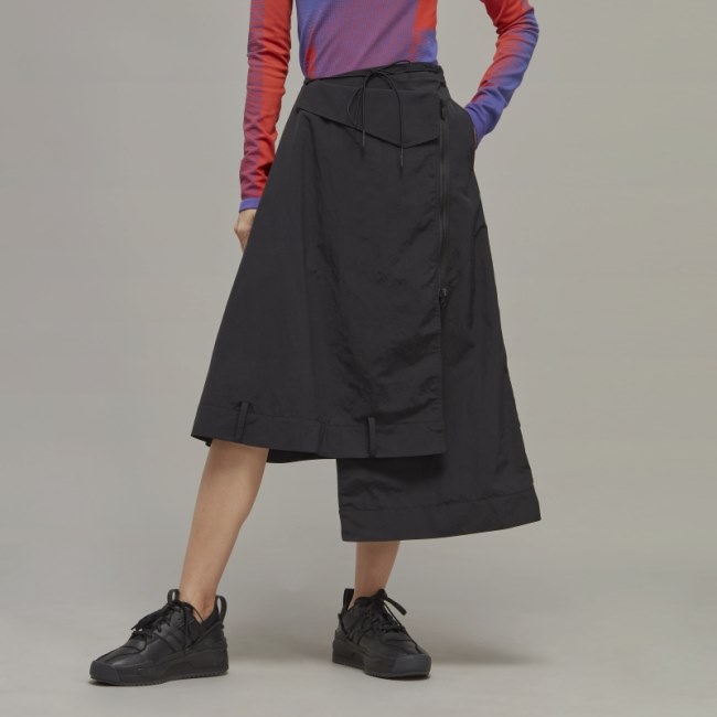 Y-3 Crinkle Nylon Skirt Adidas