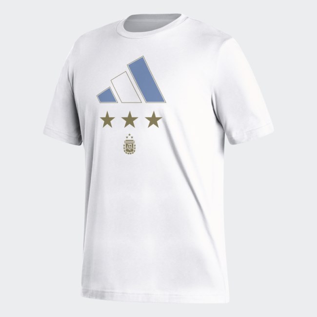 Argentina 2022 Winners Tee White Adidas