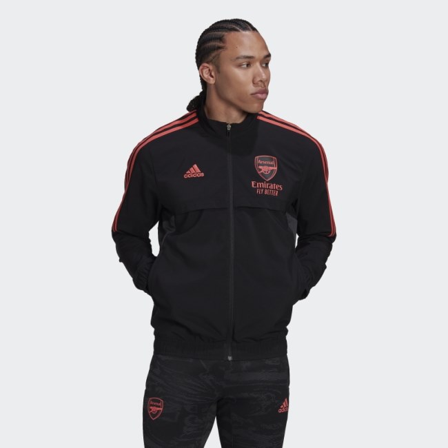 Arsenal Condivo 22 Presentation Jacket Adidas Black
