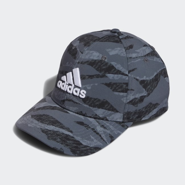 Black Adidas Tour Print Hat