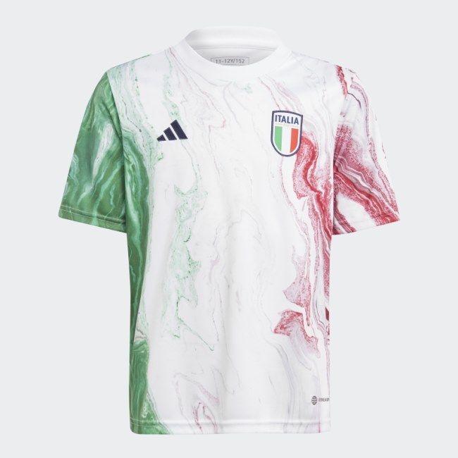 Red Adidas Italy Pre-Match Jersey Fashion