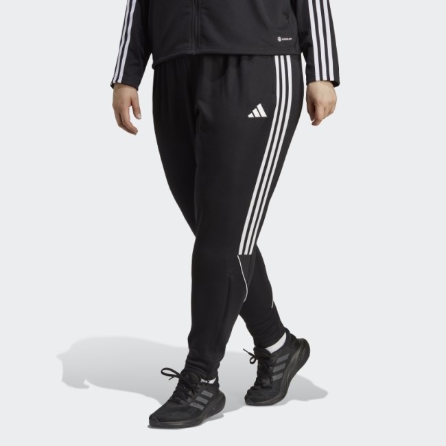 Black Tiro 23 League Pants (Plus Size) Adidas