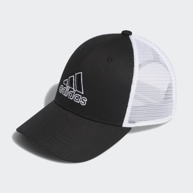 Structured Mesh Snapback Hat Adidas Black