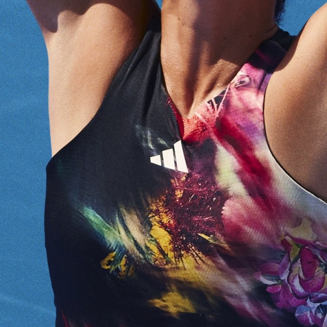 Multicolor Adidas Melbourne Tennis Y-Tank Top