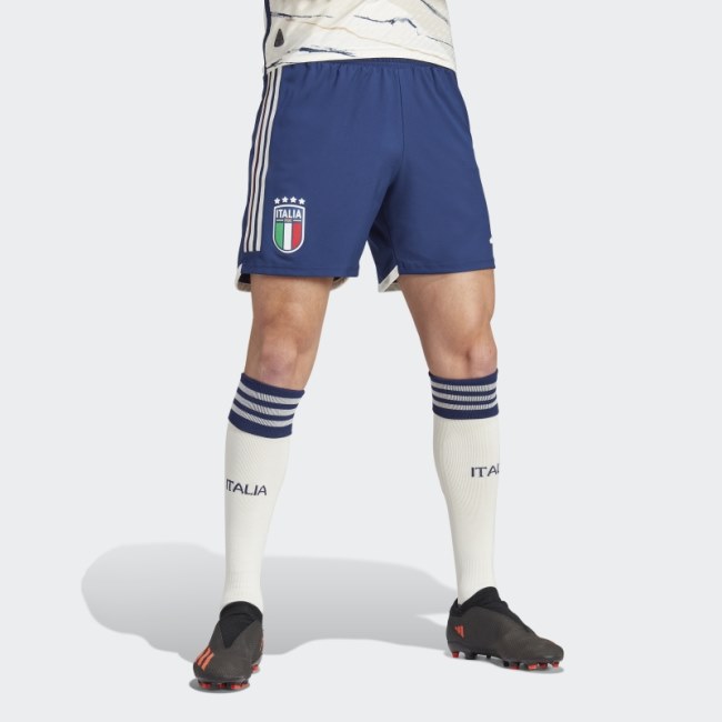 Adidas Dark Blue Italy 23 Away Authentic Shorts