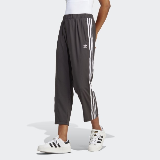 Woven Tracksuit Bottoms Black Adidas